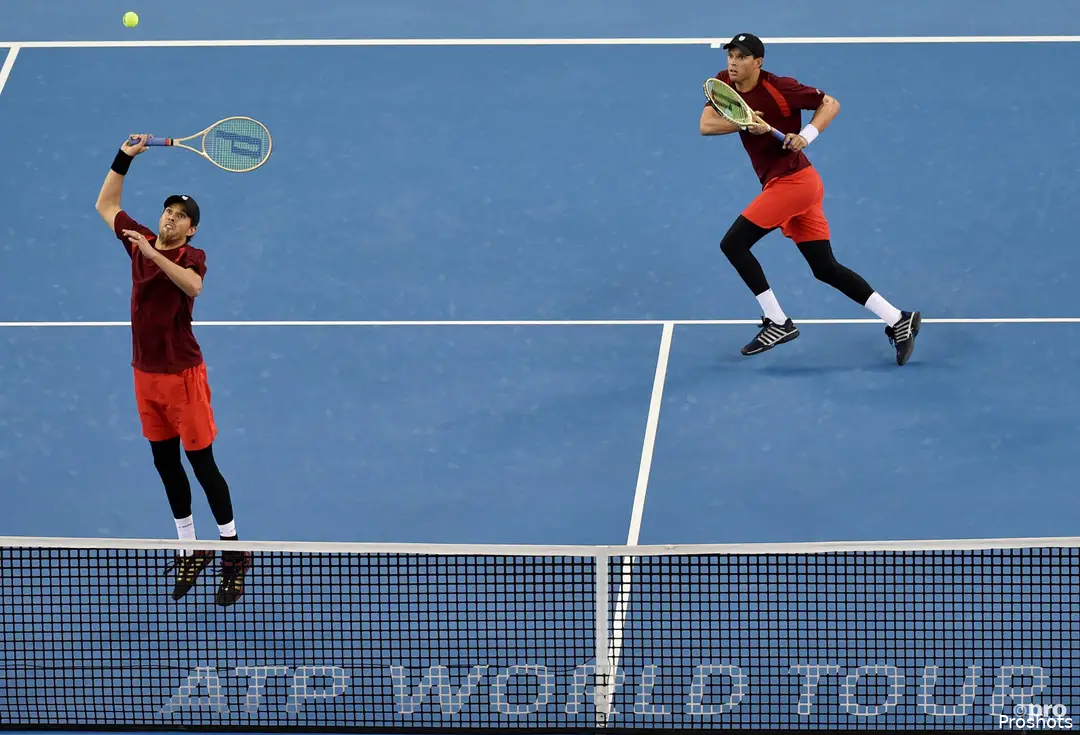 Bryan Brothers in action.