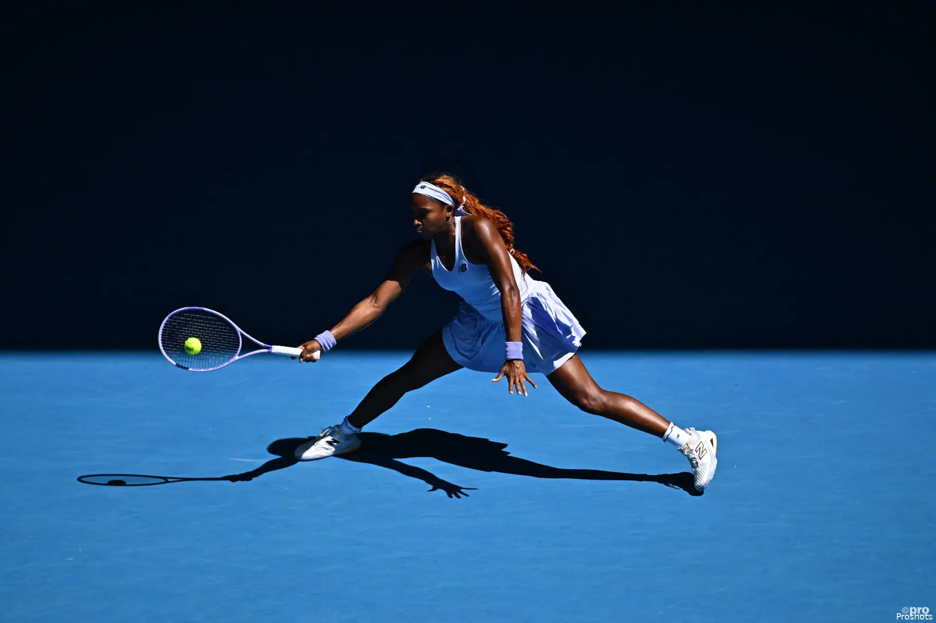 Gauff on the stretch.
