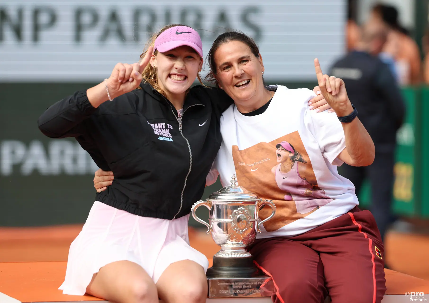 Mirra Andreeva and Conchita Martinez