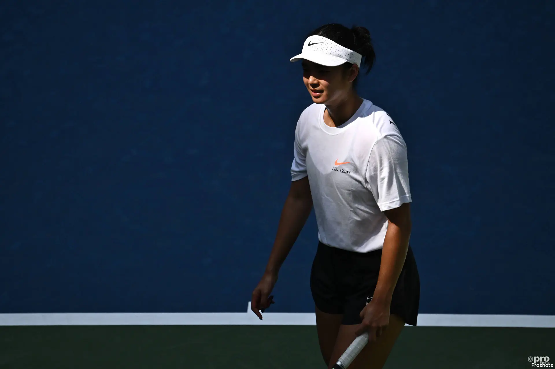Alex Eala at practice during the US Open 2026