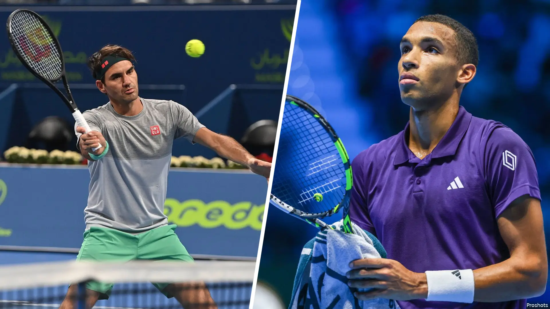 Collage FedererAuger-Aliassime