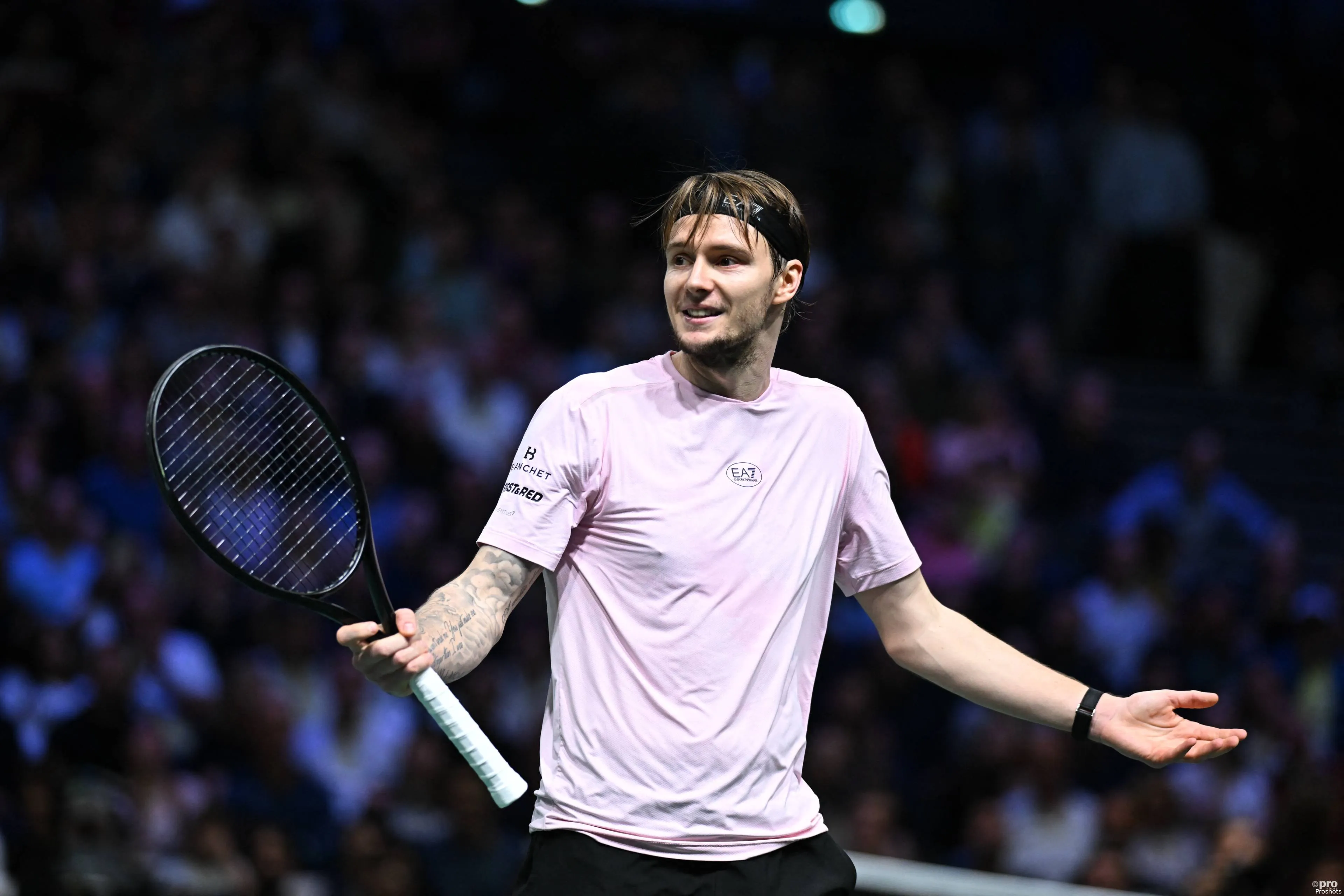 Alexander Bublik at Paris Masters.