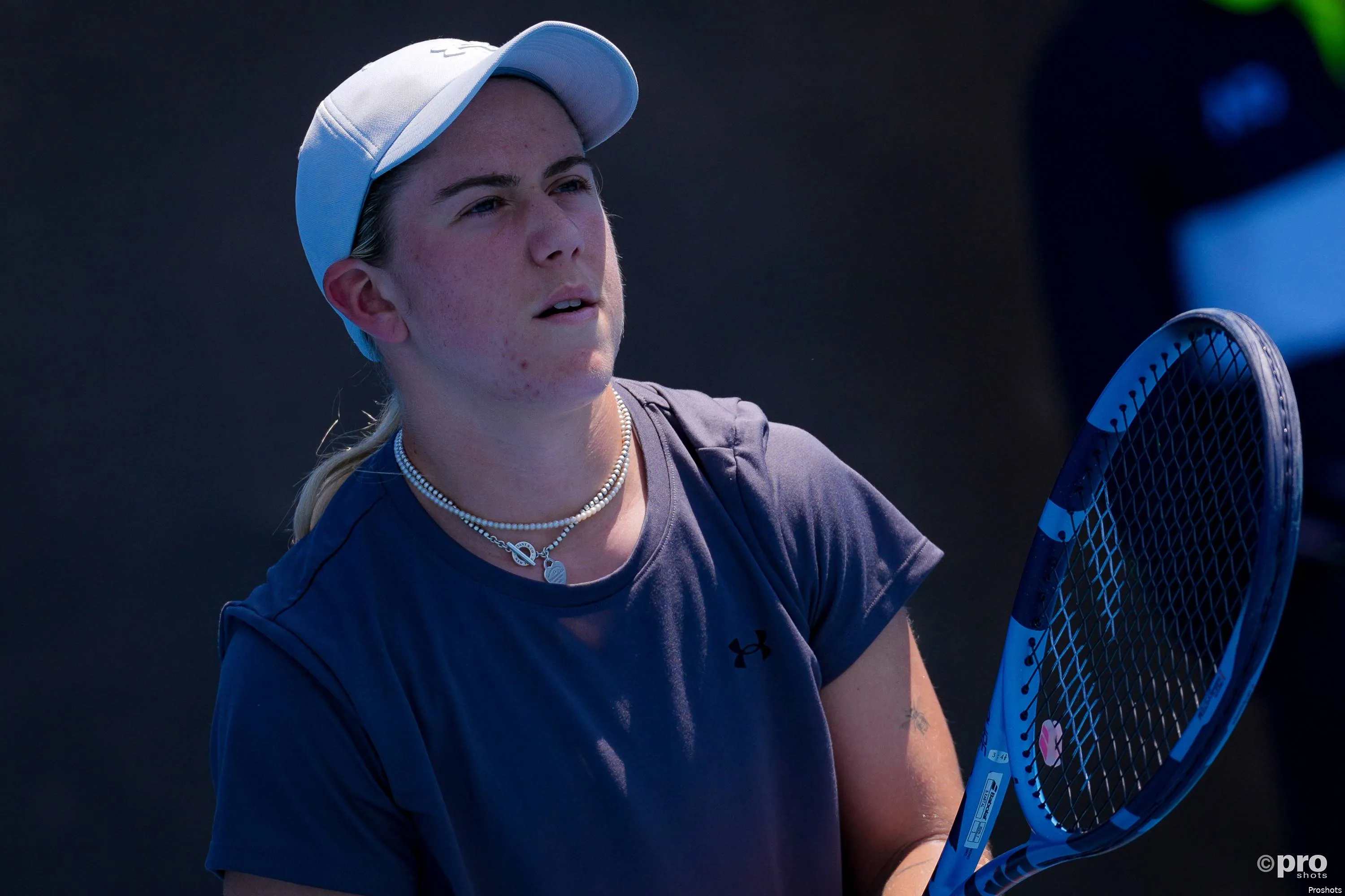 Sonay Kartal waits to receive in practice