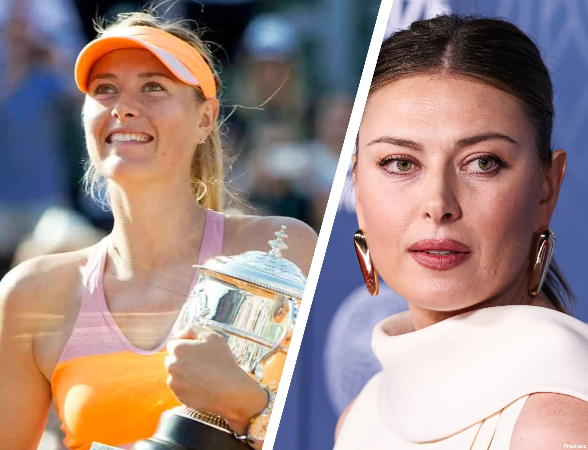 Collage of Sharapova