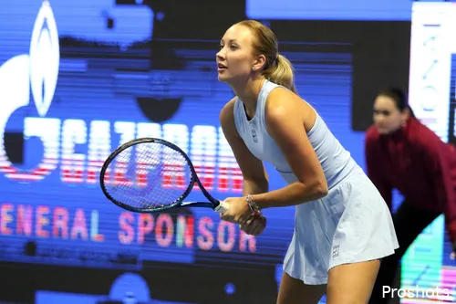 Anastasia Potapova participating in a controversial Russian exhibition event