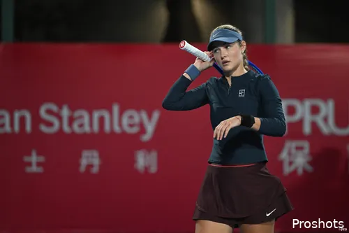 Anna Kalinskaya frustriert in Hongkong