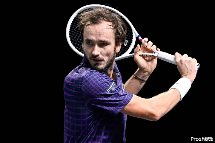 Daniil Medvedev in Paris.