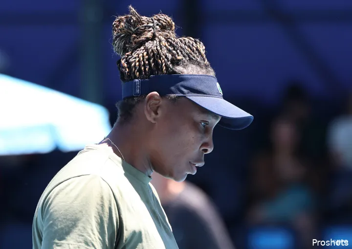 Venus Williams en entrenamiento