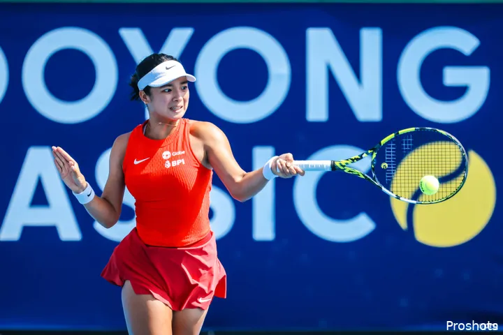 Alexandra Eala hits back.