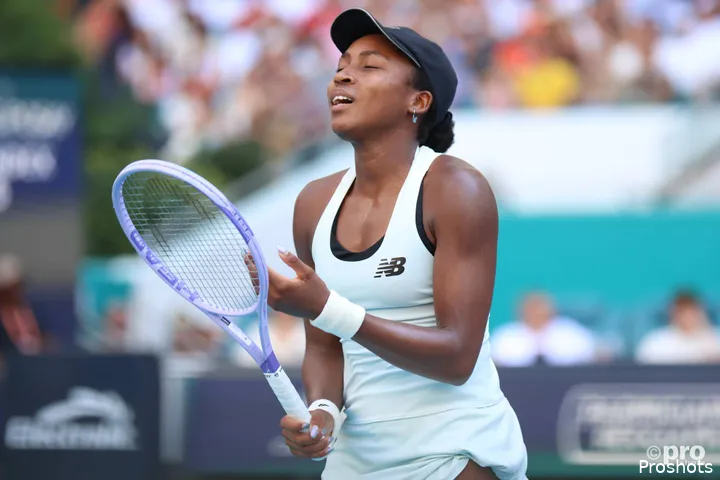 Gauff left frustrated.
