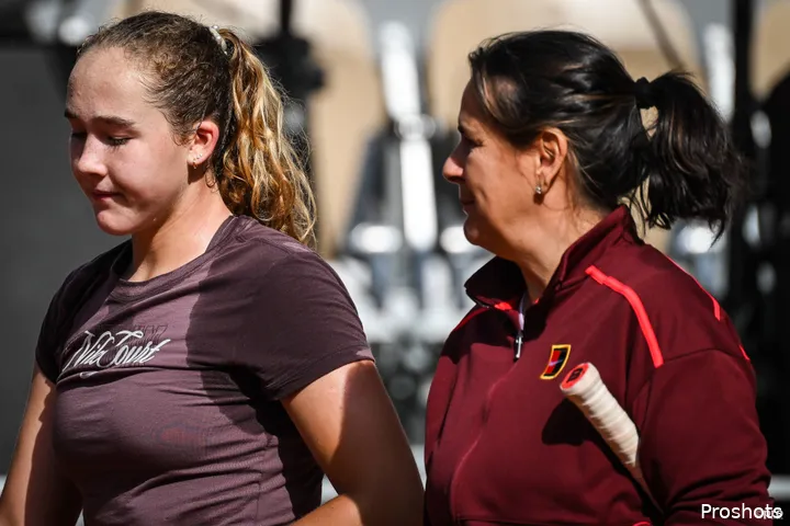 Mirra Andreeva &amp; coach Conchita Martinez