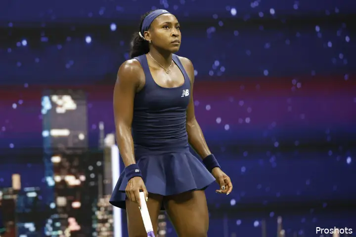 Coco Gauff at third round during the 2026 US Open