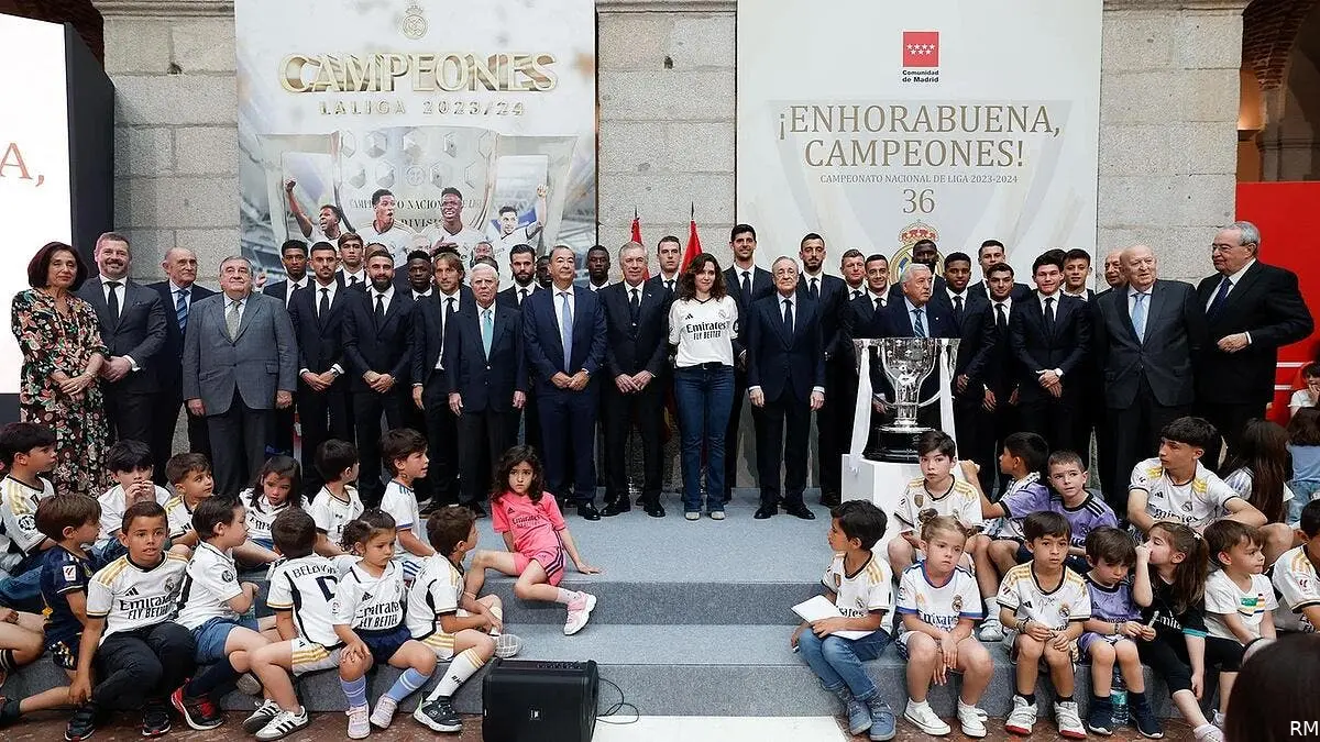le real fete le titre mbappe fait rire tout le monde real madrid 375731