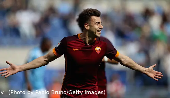 el shaarawy esulta profilo derby