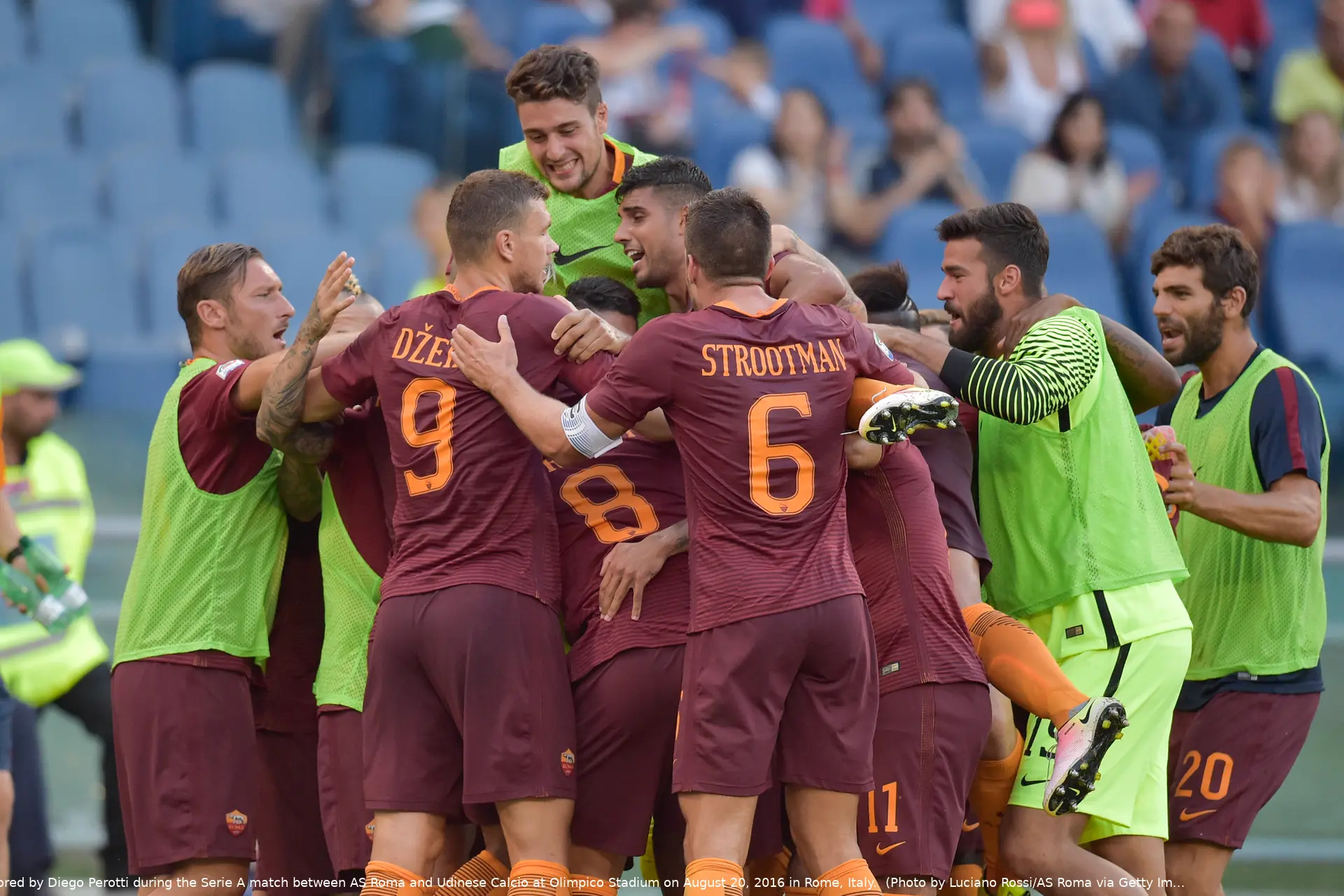 roma udinese esultanza 6