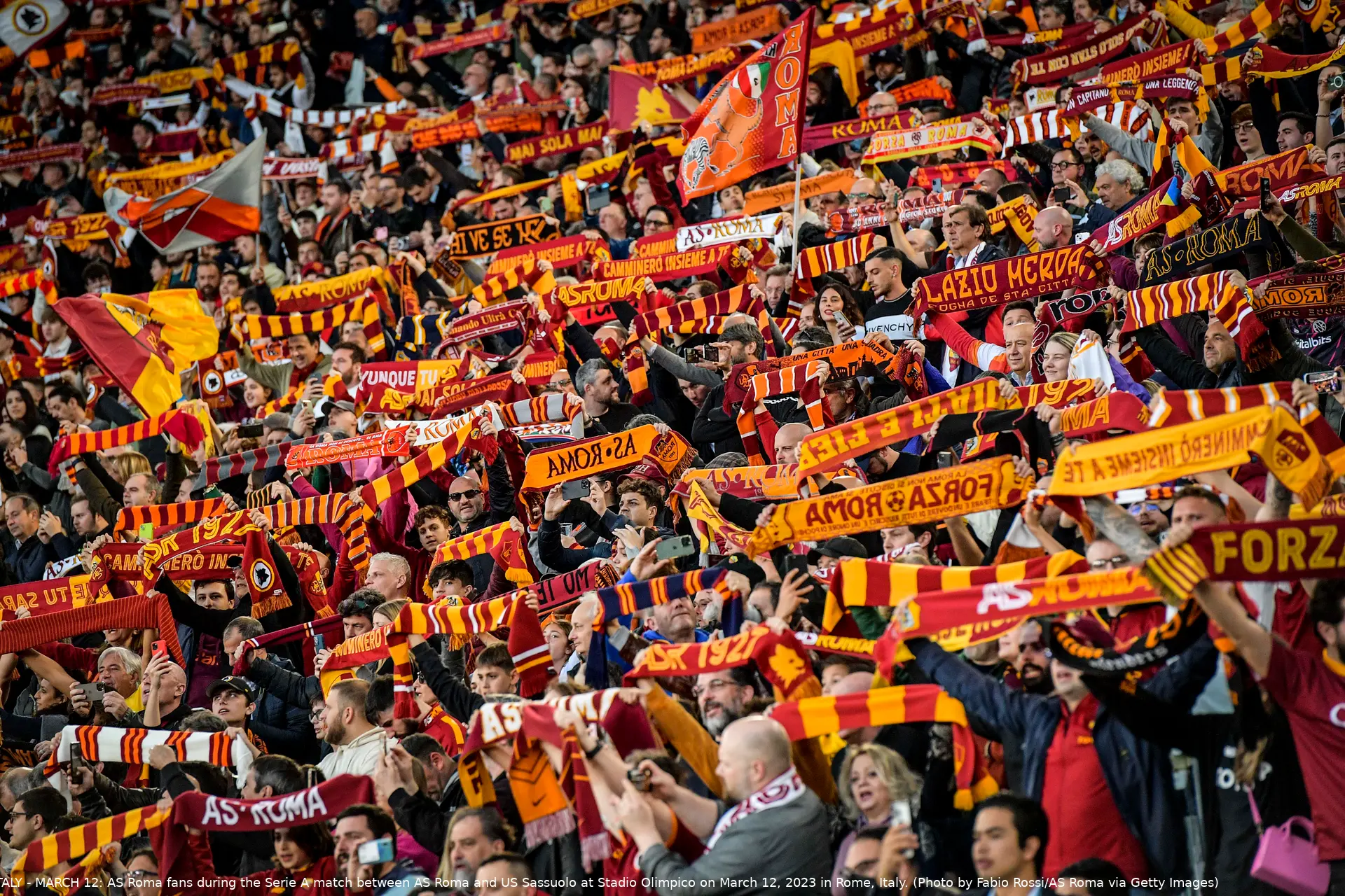 roma sassuolo tifosi
