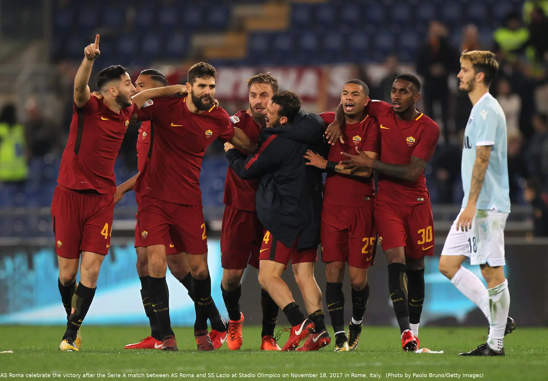 abbraccio roma fine derby
