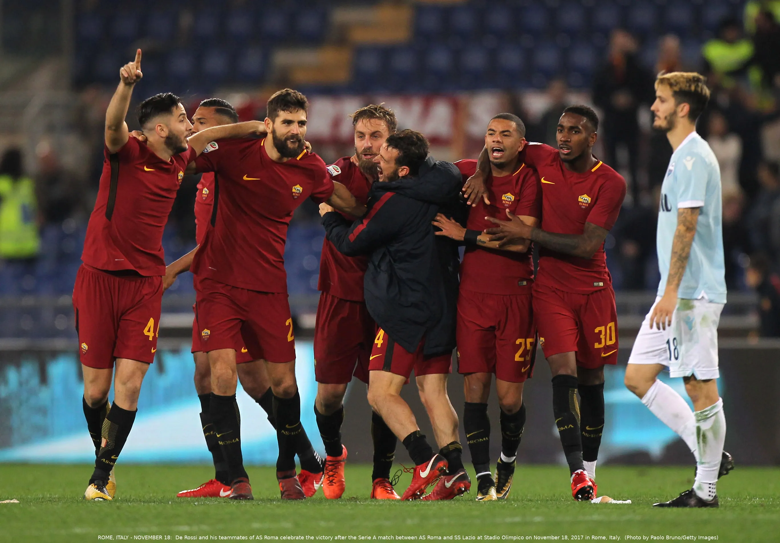 abbraccio roma fine derby