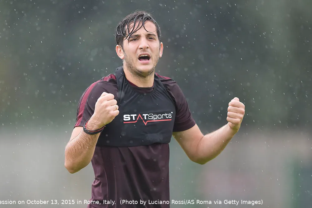 manolas allenamento sotto pioggia