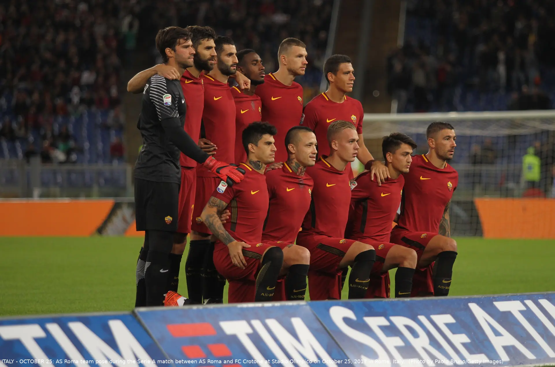 formazione schierata roma crotone 251017