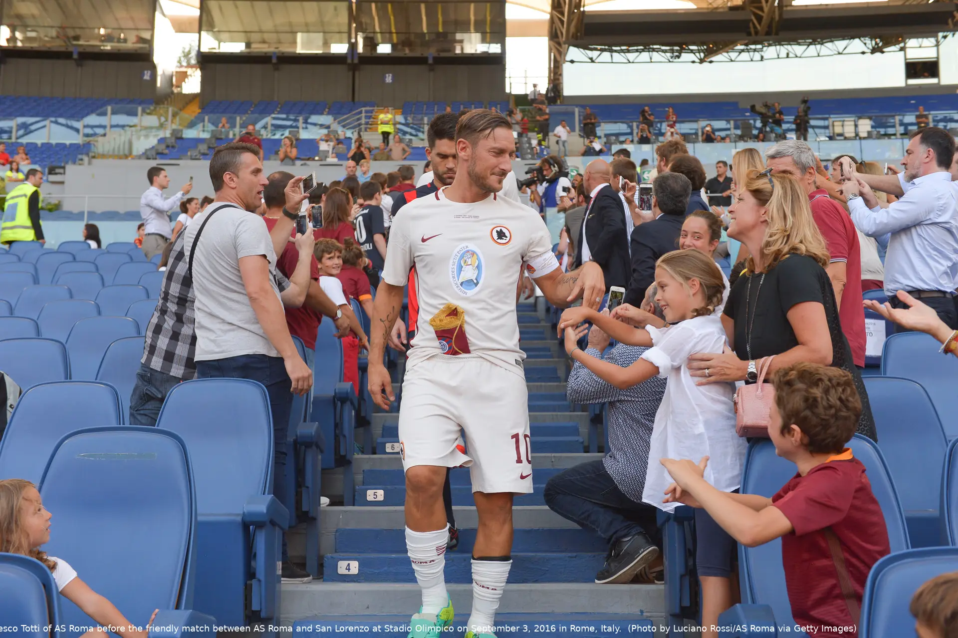 totti festa della famiglia