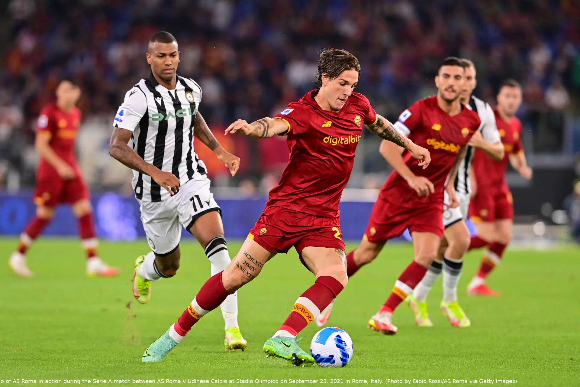 zaniolo roma udinese