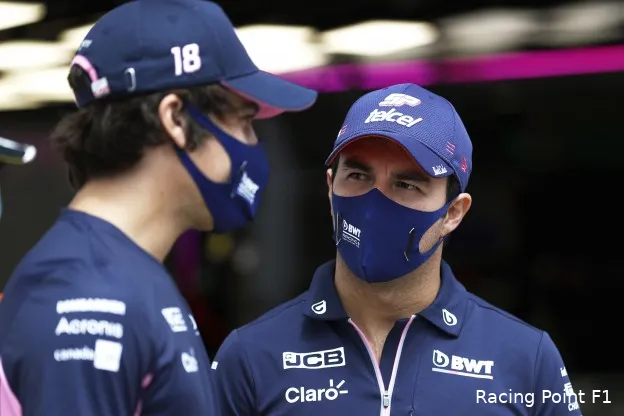Sergio Perez Lance Stroll