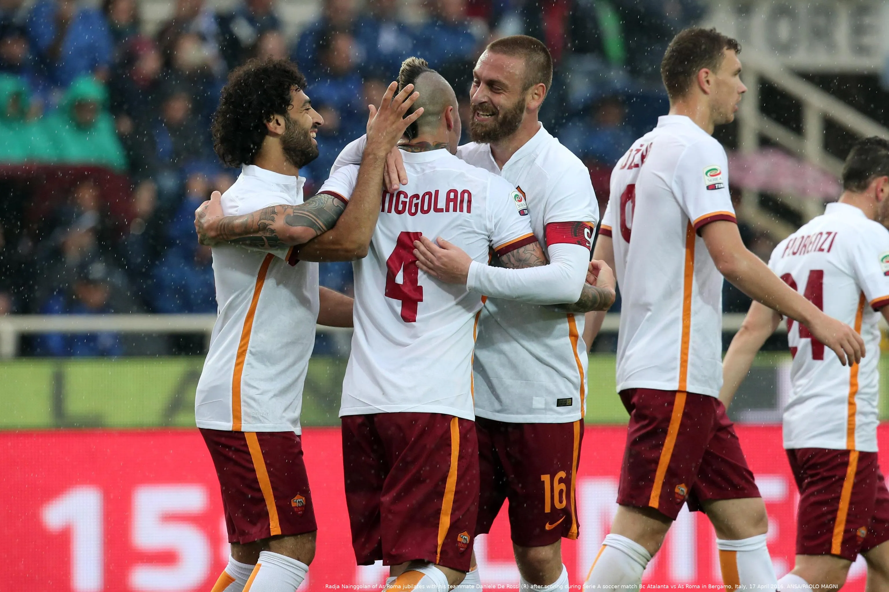 nainggolan abbracciato atalanta roma