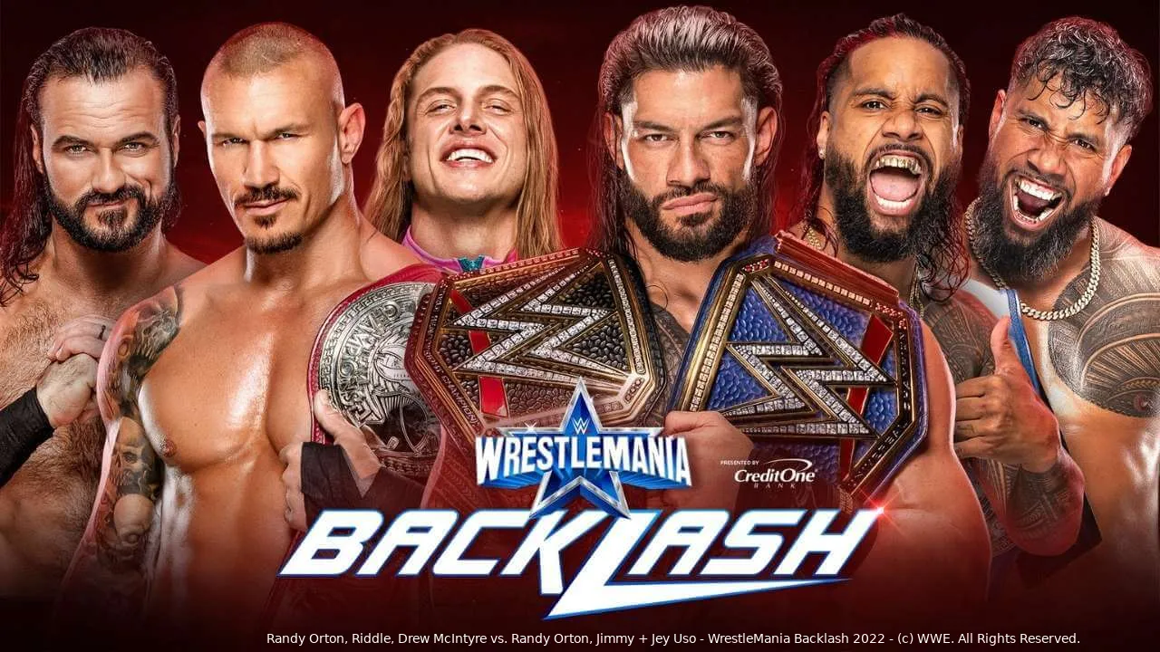 wwe wrestlemania backlash 6 mann tag team 2022