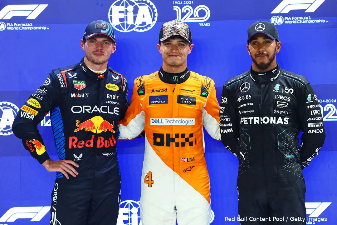 max verstappen lando norris lewis hamilton kwalificatie singapore