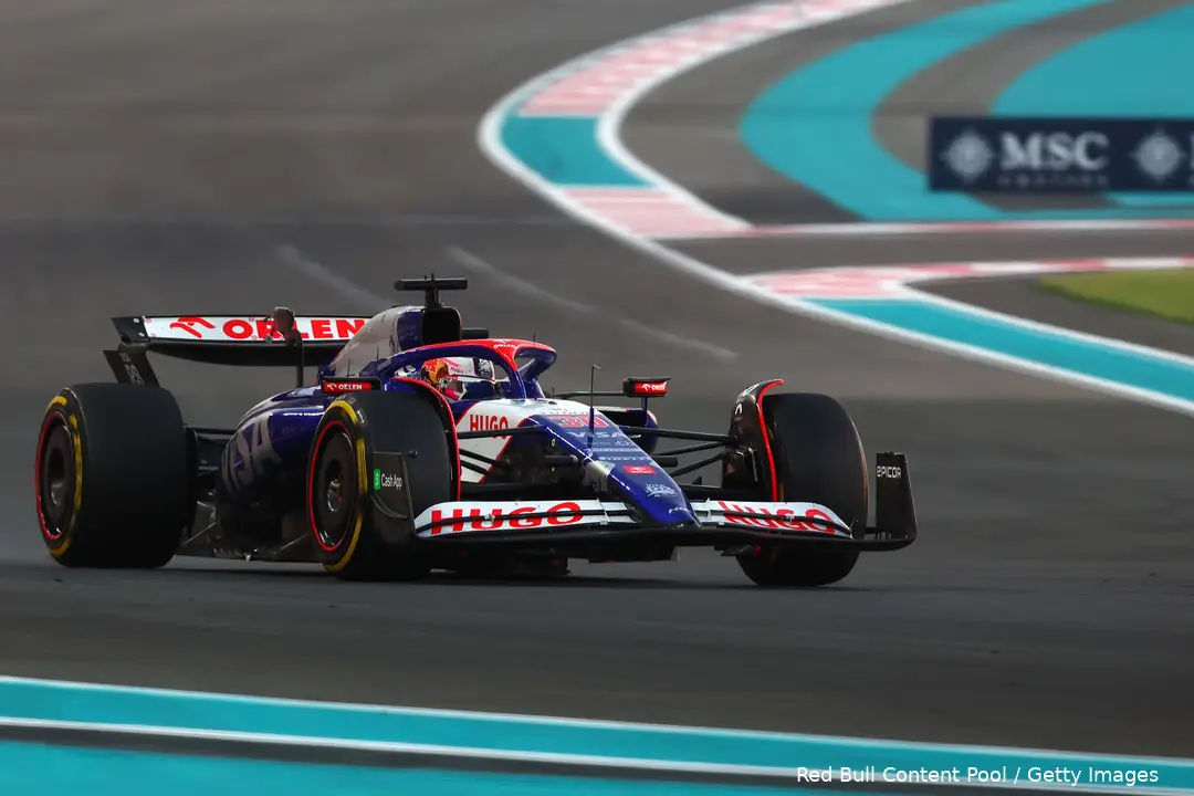 <i>Lawson zal het dit jaar op moeten nemen tegen Verstappen.</i>