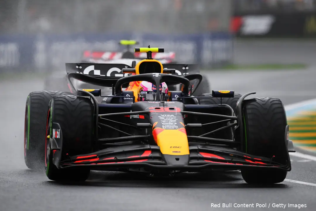 Lawson kon geen potten breken in zijn eerste weekend bij Red Bull.