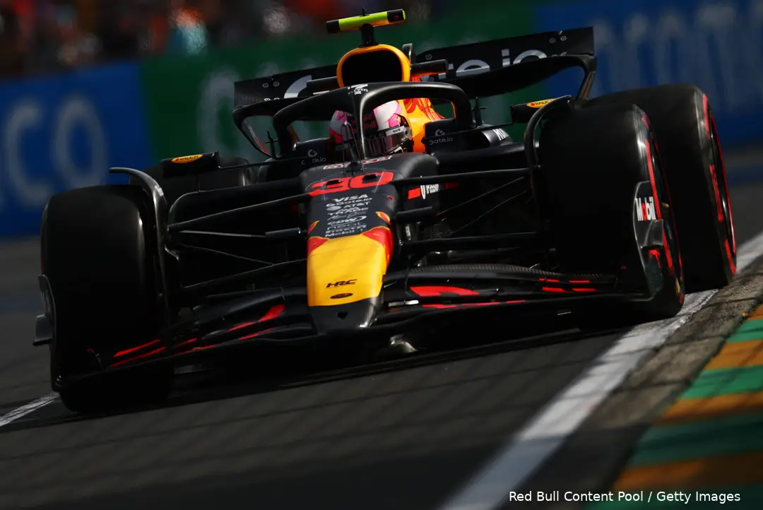 liam lawson red bull australie vrijdag 2025