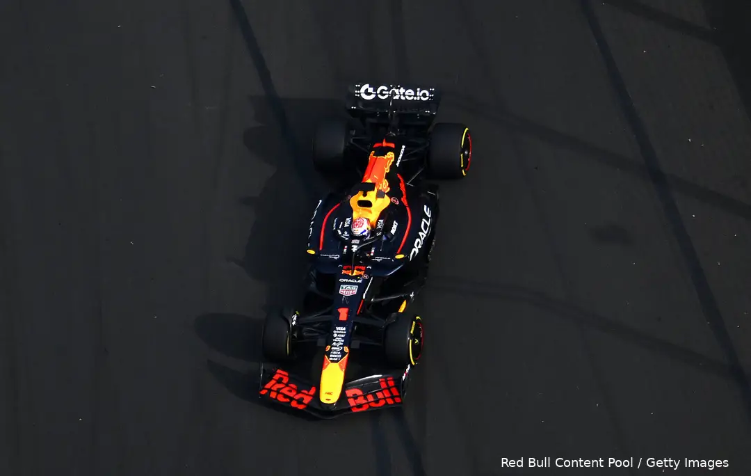 <i>De achterstand qua race pace bleek uiteindelijk heel groot voor Max Verstappen.&nbsp;</i>