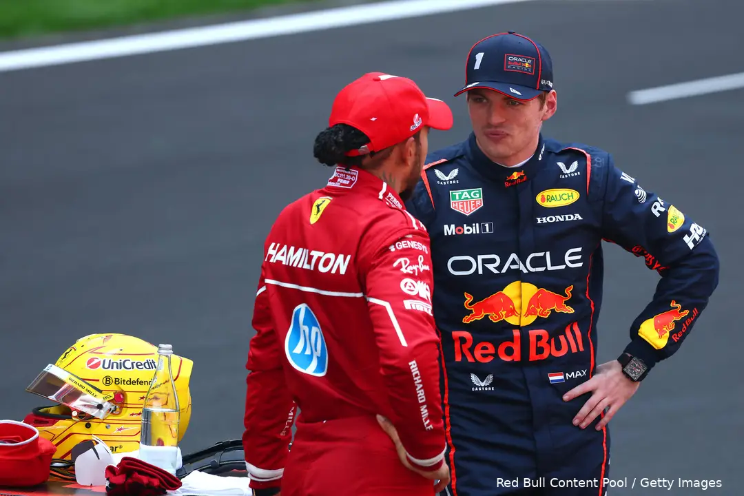 max verstappen lewis hamilton china 2025 ferrari red bull 123