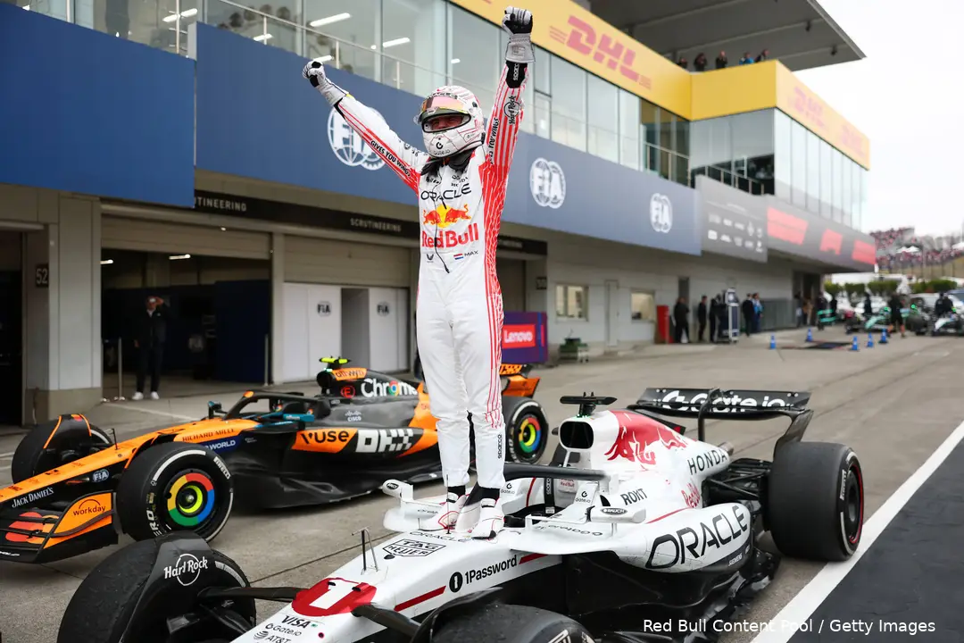 Verstappen behaalde in Suzuka een even knappe als onverwachte zege.