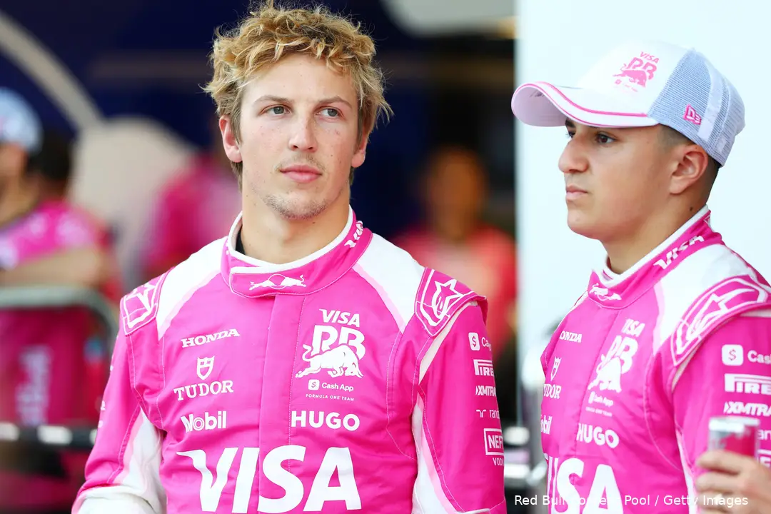 Lawson en Hadjar blijven potentiële vervangers als Verstappen een race moet missen.&nbsp;