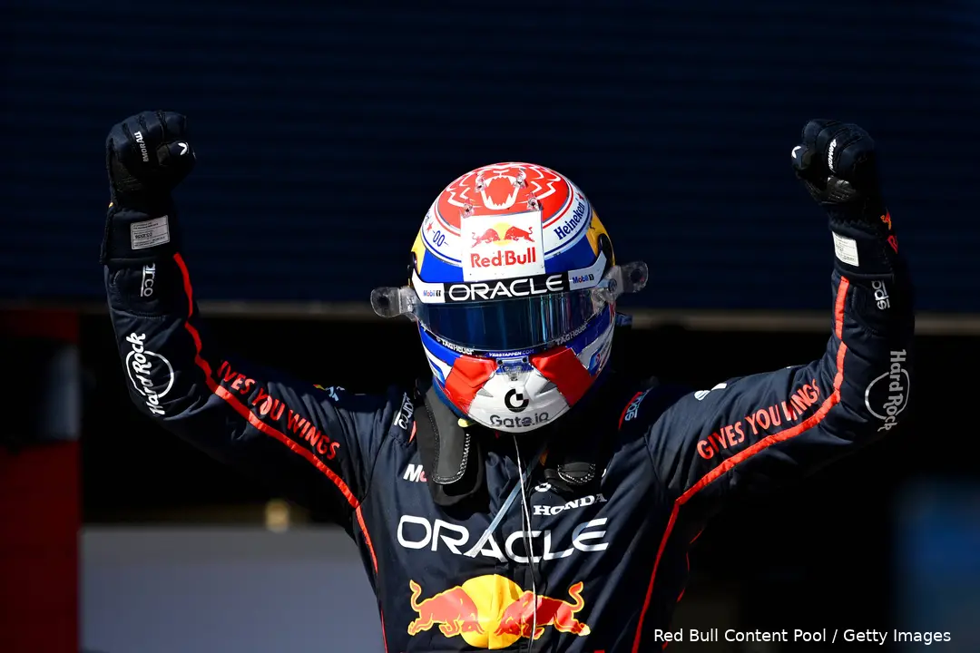 max verstappen red bull racing 2025 emilia romagna zondag race overwinning 8