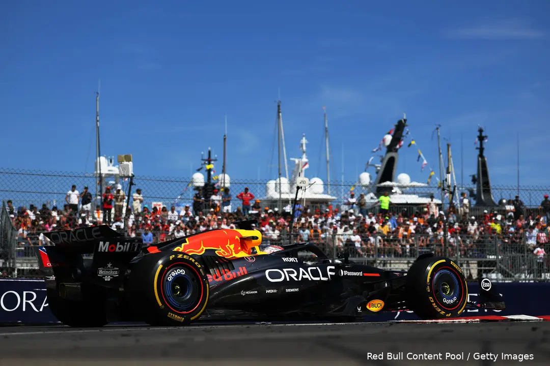 <i>Verstappen in Monaco.</i>