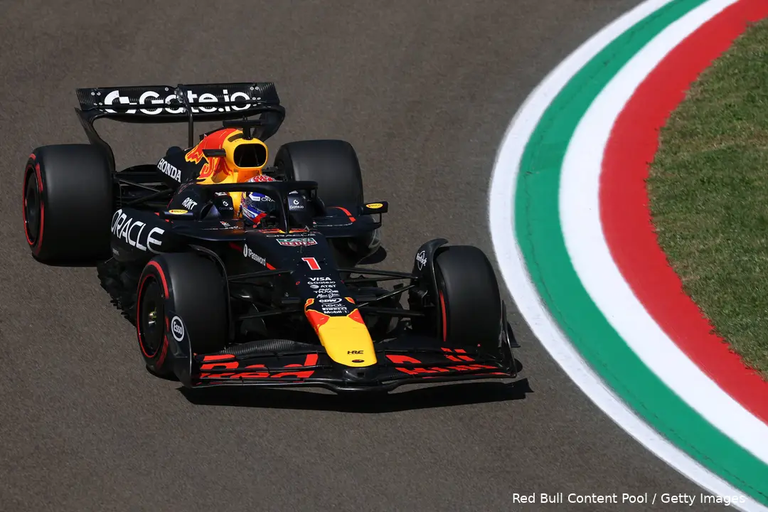 max verstappen red bull racing imola vrijdag vt1 9