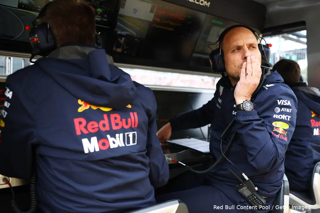 gianpiero lambiase red bull racing 2025 silverstone groot brittannie zaterdag kwalificatie