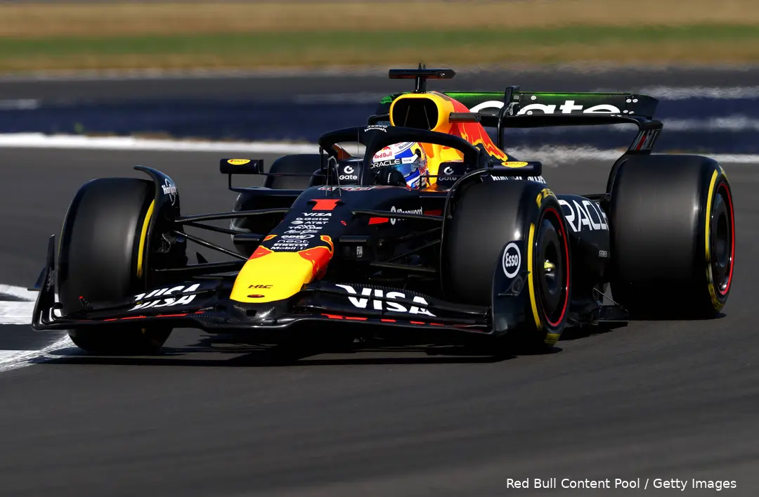 max verstappen rb21 red bull racing 2025 groot brittannie silverstone vrijdag training 1