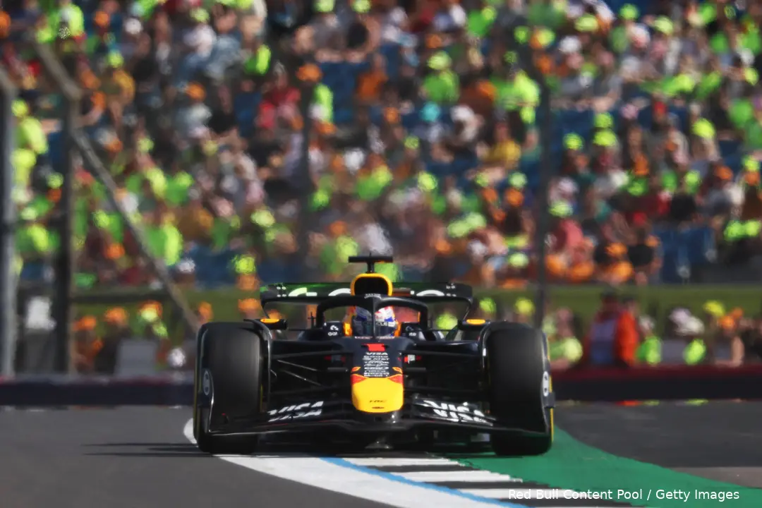 max verstappen rb21 red bull racing vrijdag training silverstone groot brittannie 2025