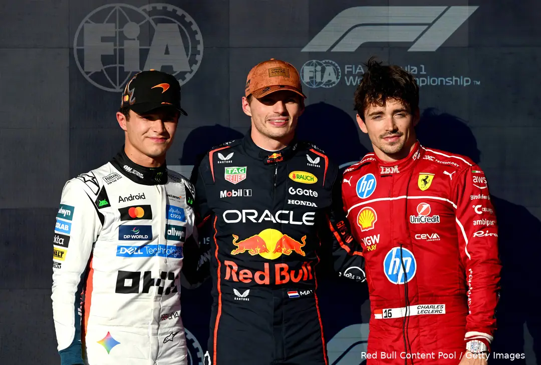 lando-norris-max-verstappen-charles-leclerc-mclaren-red-bull-ferrari-austin-zaterdag