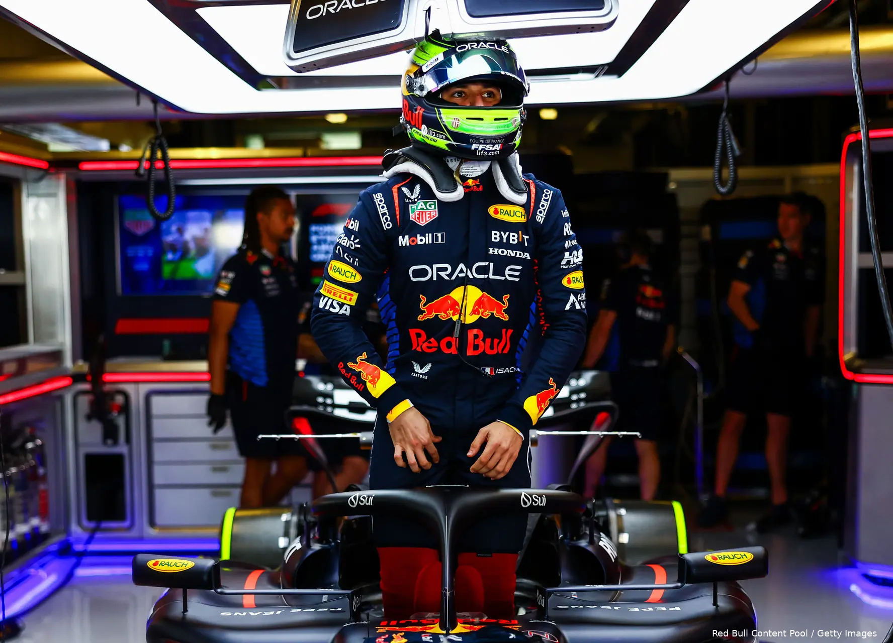 isack hadjar red bull racing abu dhabi vrijdag rb20 7
