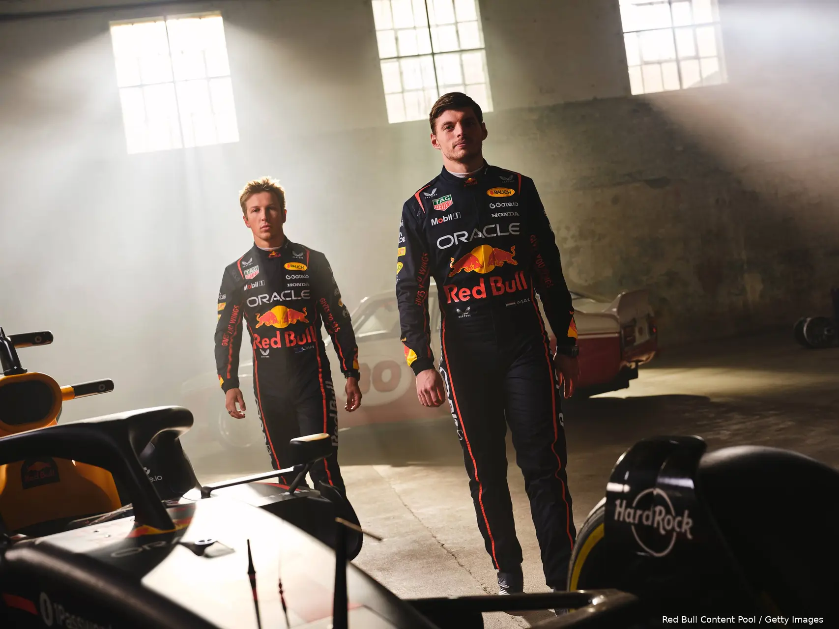 red bull racing launch 2025 o2 max verstappen liam lawson 12