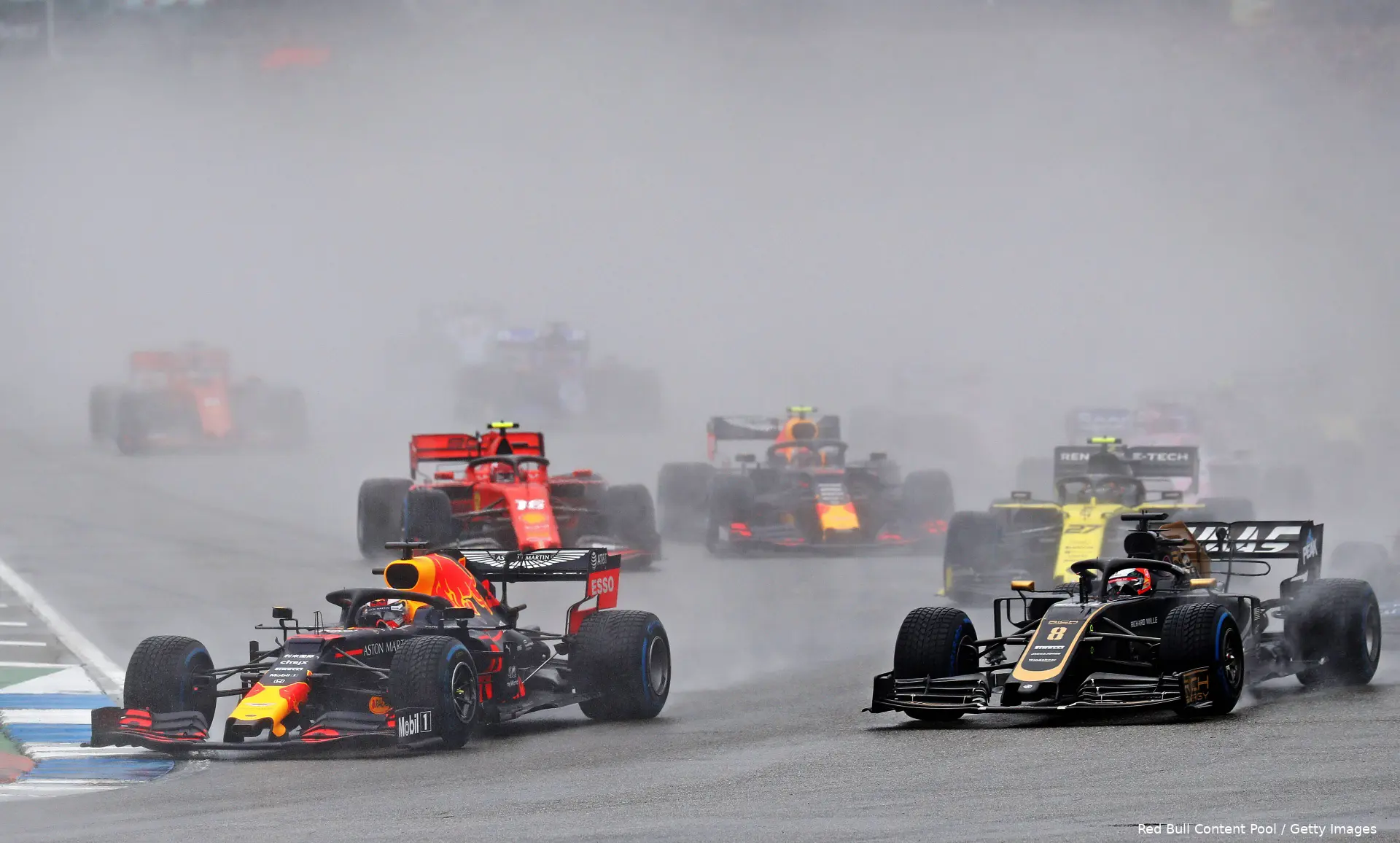 duitsland 2019 regen max verstappen romain grosjean 12