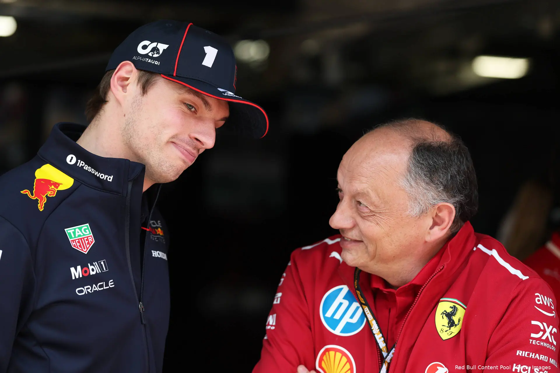 max verstappen frederic vasseur ferrari red bull china 2025