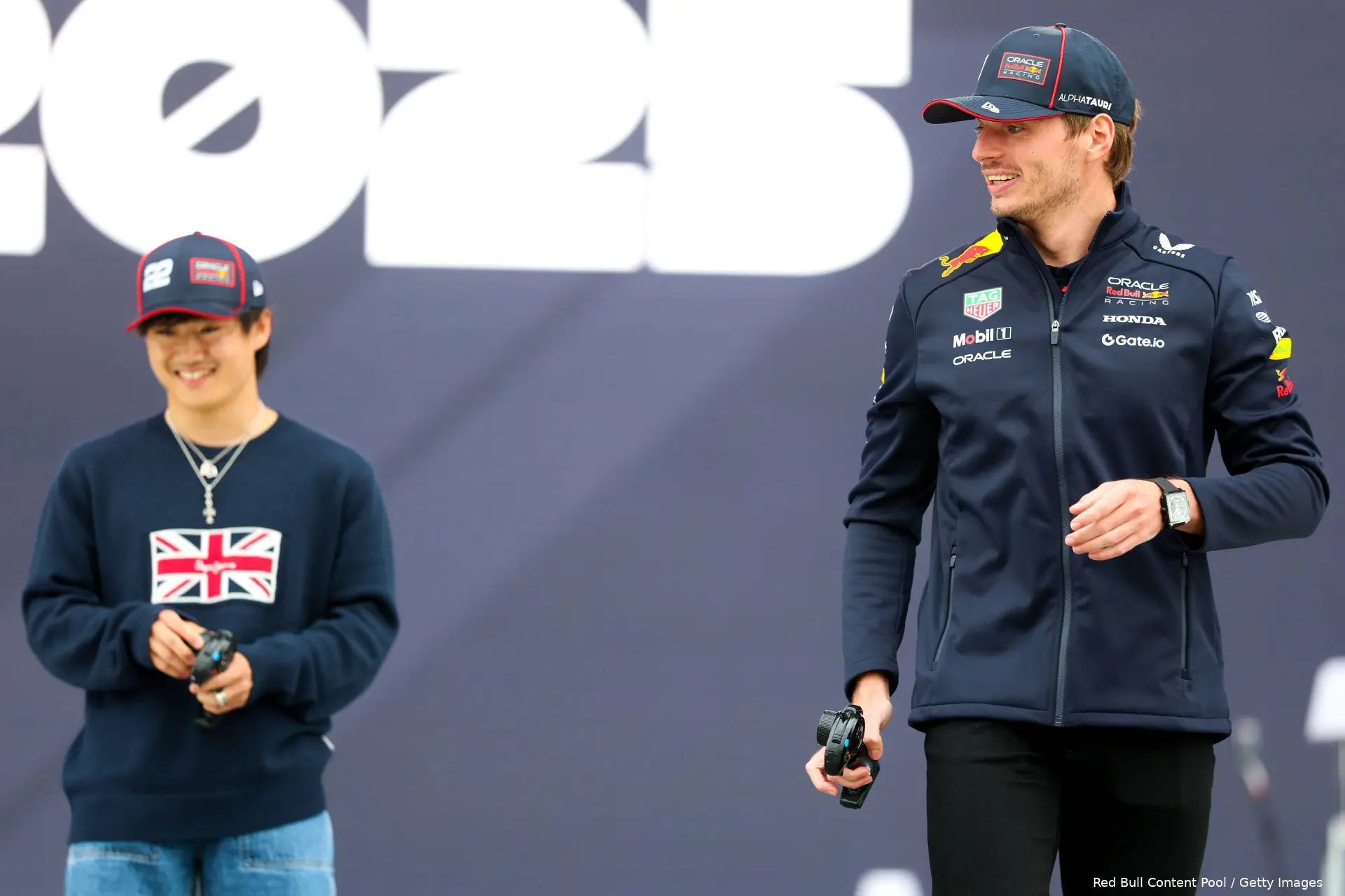max verstappen yuki tsunoda red bull racing 2025 silverstone groot brittannie zaterdag 1