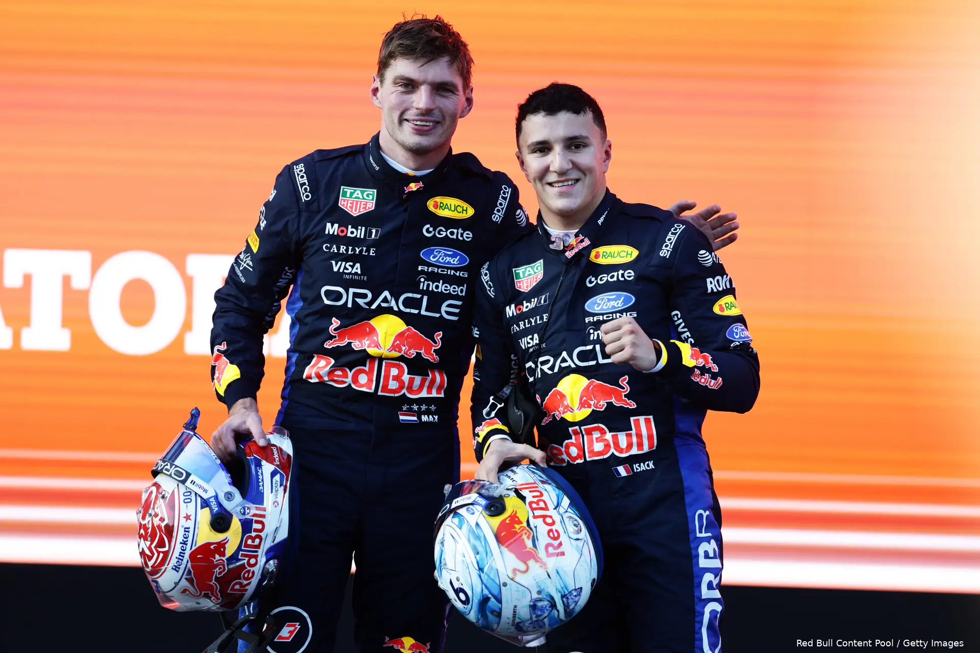 max-verstappen-isack-hadjar-podium-azerbeidzjan-baku-bakoe-2026